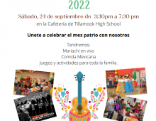Fourth Annual Kermes to be held September 24th at the Tillamook High School