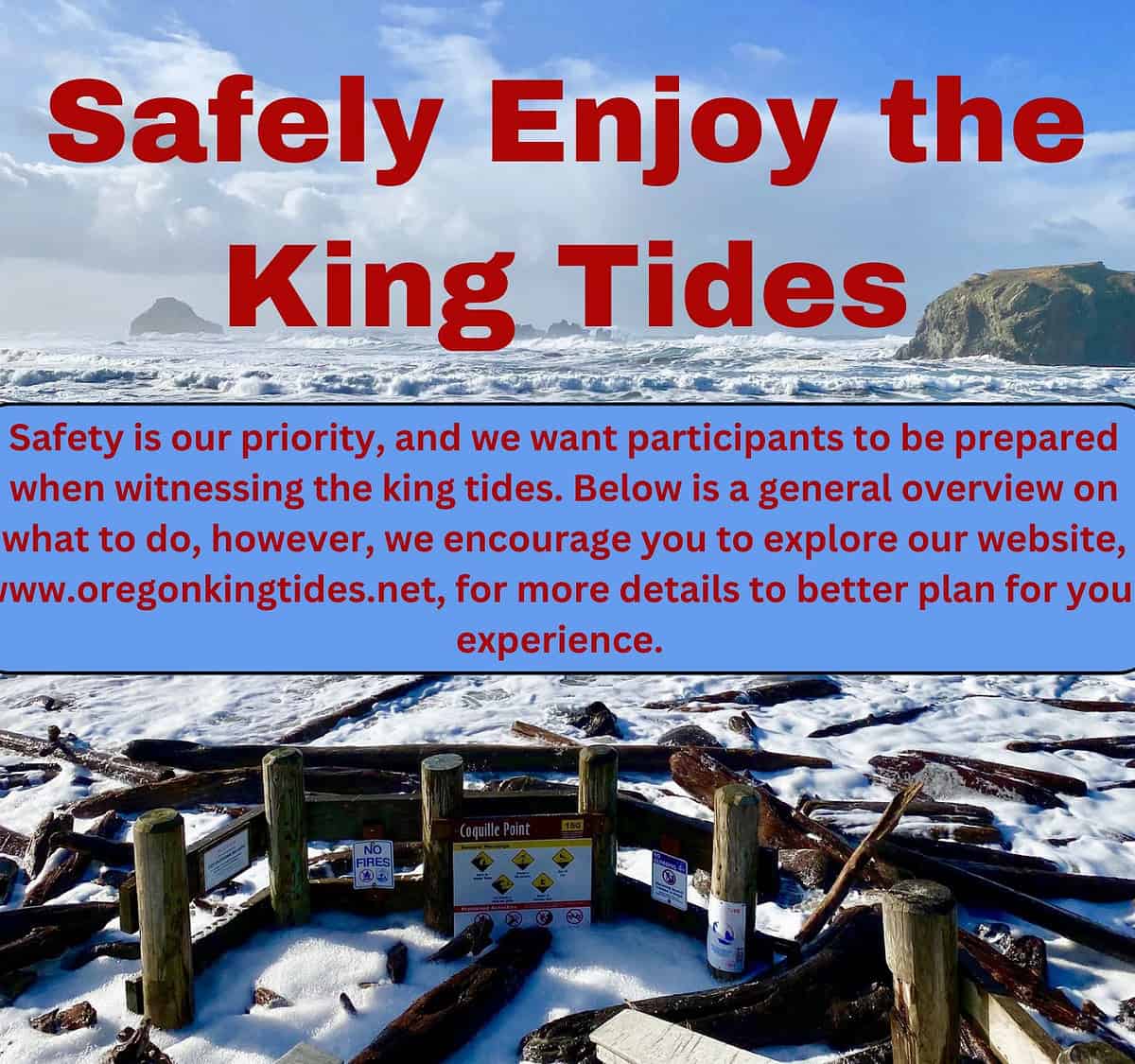 OREGON SHORES CONSERVATION COALITION Events for Final King Tides of