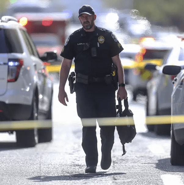Four people were killed and nine others were injured in a shooting at a bank in Louisville, Kentucky, USA. The shooter, identified as a 23-year-old former employee of the bank, used a rifle and was livestreaming the attack before being fatally shot by police.