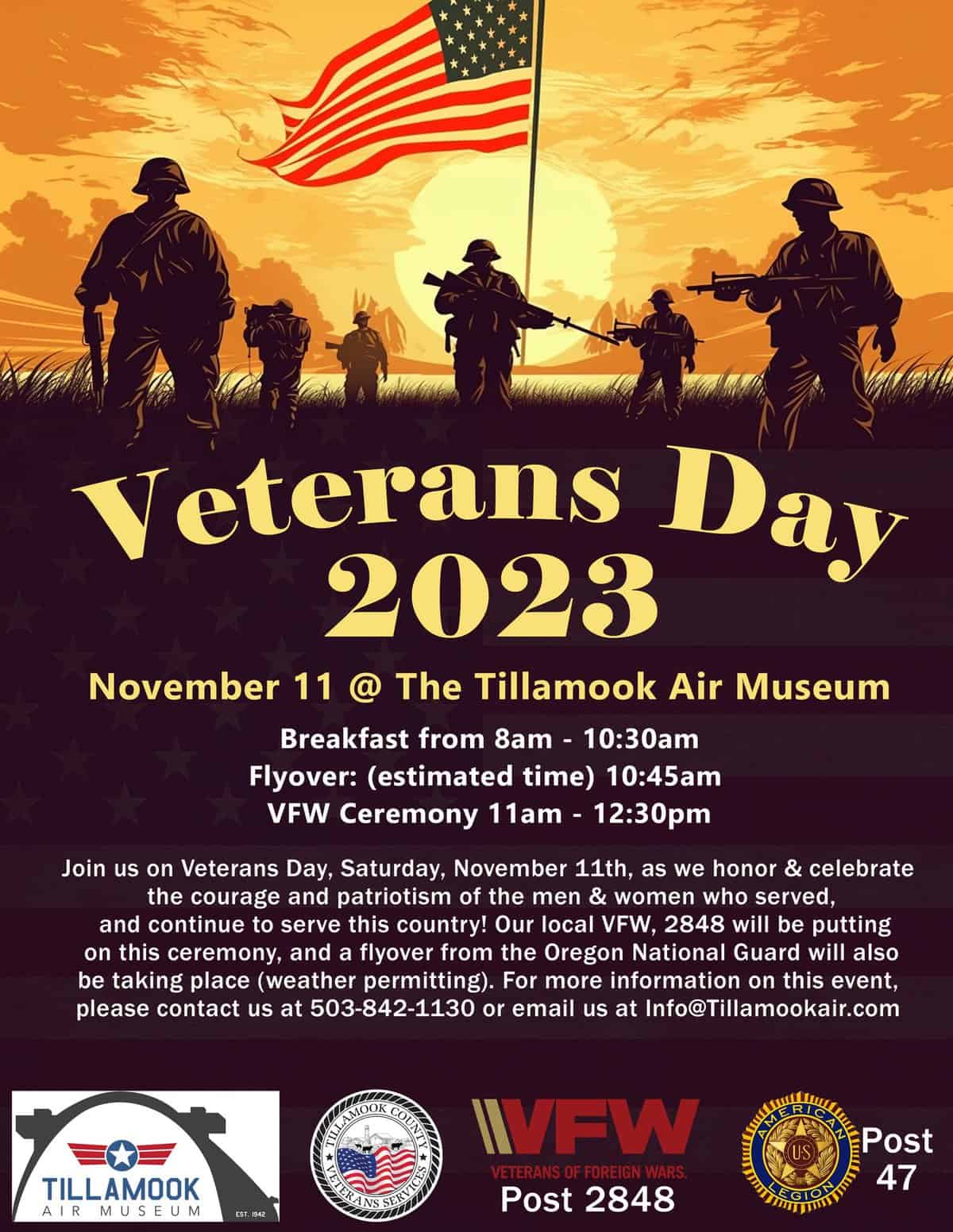 Veterans day meal at golden corral