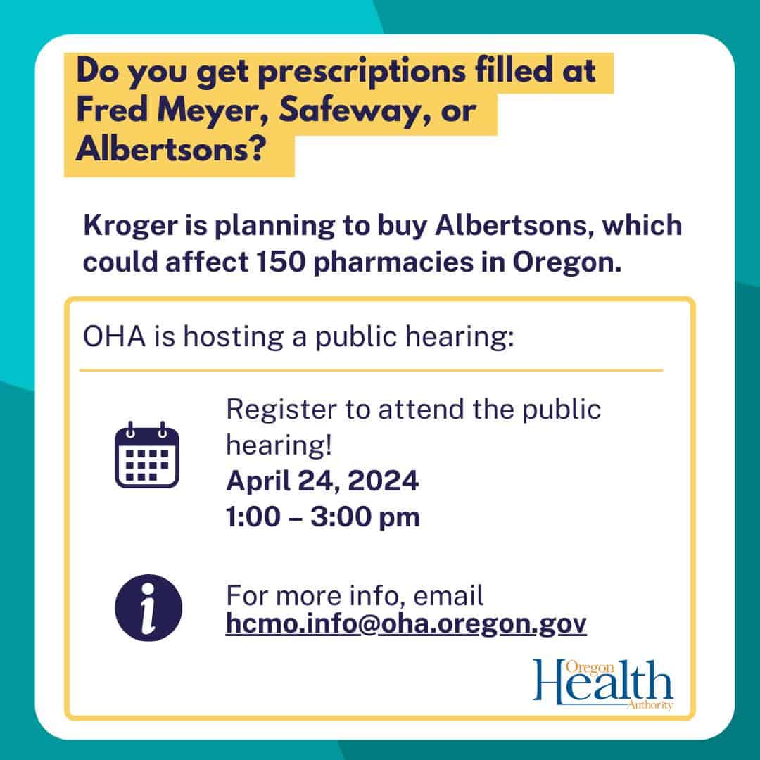 Do you get prescriptions filled at Fred Meyer or Safeway? How might ...